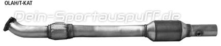 Bastuck Edelstahl Sport-Kat Opel Zafira I OPC