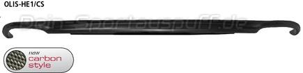 Bastuck Heckschürzeneinsatz Carbon-Optik für Doppel-Endrohre Opel Insignia Limousine Diesel