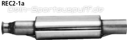 Bastuck Edelstahl Vorschalldämpfer Renault Clio 2 1.2l