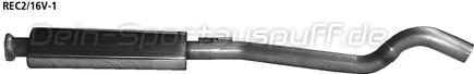Bastuck Edelstahl Vorschalldämpfer Renault Clio 2 2.0l 16 V