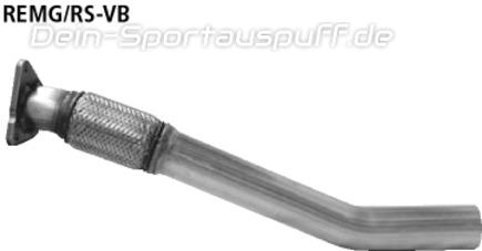 Bastuck Edelstahl flexibles Verbindungsrohr Renault Megane 2 RS