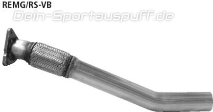 Bastuck Edelstahl flexibles Verbindungsrohr Renault Megane 3 RS