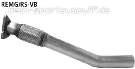 Bastuck Edelstahl flexibles Verbindungsrohr Renault Megane 3 Turbo