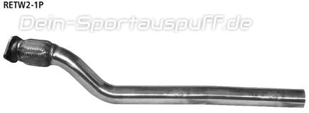 Bastuck Edelstahl Vorschalldämpfer-Ersatzrohr Renault Wind 1.6l