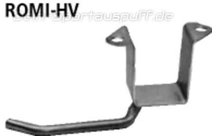 Bastuck Edelstahl Halter vorn Rover Mini ohne Kat Ausgang seitlich