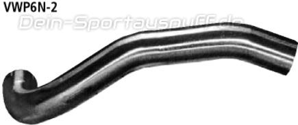 Bastuck Edelstahl Verbindungsrohr Seat Ibiza 6K Cupra Turbo