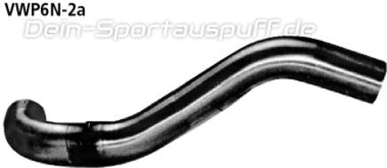 Bastuck Edelstahl Verbindungsrohr ESD auf Serie Seat Ibiza 6K Cupra Turbo