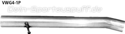 Bastuck Edelstahl Vorschalldämpfer-Ersatzrohr Seat Leon 1M