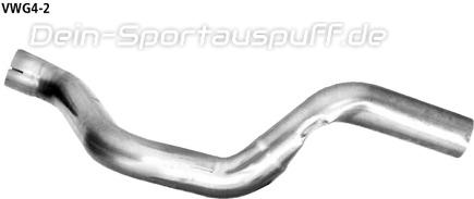 Bastuck Edelstahl Verbindungsrohr Seat Leon 1M