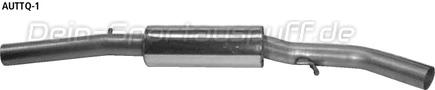 Bastuck Edelstahl Vorschalldämpfer Seat Leon 1M Allrad 1.8 T u. Diesel