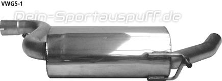Bastuck Edelstahl Vorschalldämpfer Seat Leon 1P