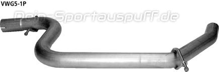 Bastuck Edelstahl Vorschalldämpfer-Ersatzrohr Seat Leon 1P
