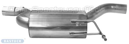 Bastuck Edelstahl Vorschalldämpfer Skoda Octavia 2 1Z Turbo inkl. RS
