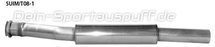 Bastuck Edelstahl Vorschalldämpfer Subaru Impreza GR WRX STI Schrägheck