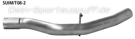 Bastuck Edelstahl Verbindungsrohr Subaru Impreza GR WRX STI Schrägheck