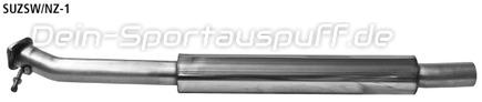 Bastuck Edelstahl Vorschalldämpfer Suzuki Swift NZ Sport ab Bj.10