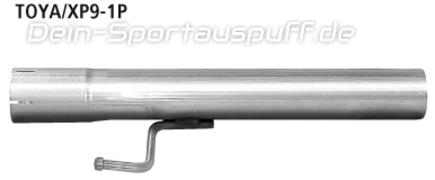 Bastuck Edelstahl Vorschalldämpfer-Ersatzrohr Toyota Yaris Typ XP9 inkl. TS