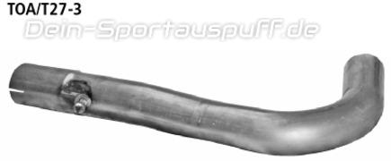 Bastuck Edelstahl Verbindungsrohr (für einseitge Anlagen) Toyota Avensis T27