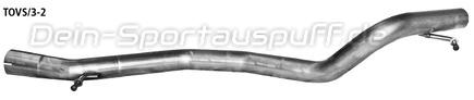 Bastuck Edelstahl Verbindungsrohr für ESD Toyota Verso 3 ESD RH ab Bj. 2009