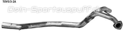 Bastuck Edelstahl Verbindungsrohr vorn Toyota Verso 3 ESD LH+RH ab Bj. 2009