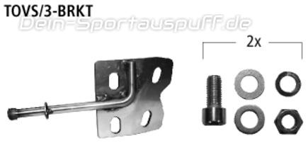 Bastuck Edelstahl Halter für ESD links Toyota Verso 3 ESD LH+RH ab Bj. 2009
