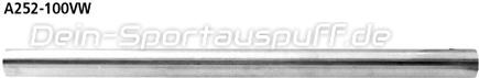 Bastuck Edelstahl Vorschalldämpfer-Ersatzrohr Volkswagen Corrado