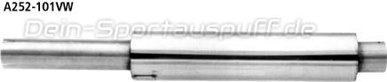 Bastuck Edelstahl Vorschalldämpfer Volkswagen Golf 3 Variant