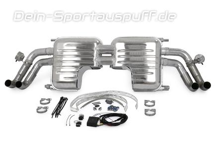 Eisenmann Edelstahl Duplex Sportauspuff RACE-Version Audi R8 V8 ohne Endrohre