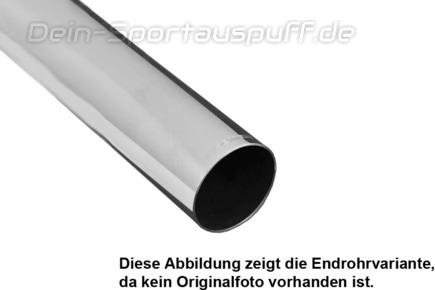Eisenmann Edelstahl Sportauspuff RACE-Version MINI R52 One u. Cooper Cabrio 1x83mm rund scharf gerade