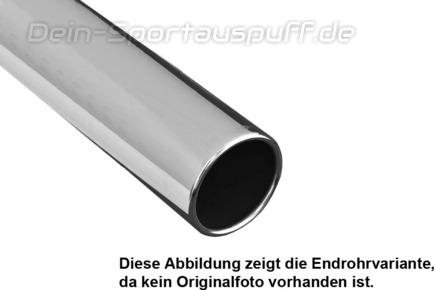 Eisenmann Edelstahl Komplettanlage ab Kat RACE-Version Suzuki Grand Vitara 5-Türer (Typ JT) 1x70mm rund eingerollt gerade