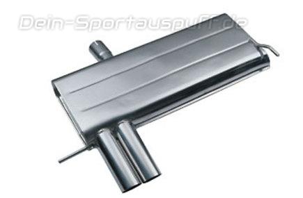 Eisenmann Komplettanlage ab Kat Audi S3 8L Quattro 2x70mm rund scharf gerade