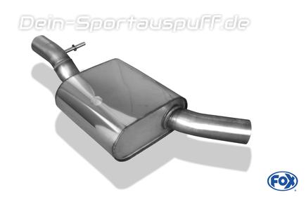 Fox Edelstahl Vorschalldämpfer für Duplex ESD VW Tiguan Typ 5N