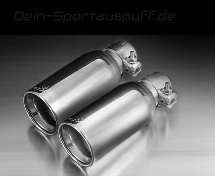 Remus Edelstahl Endrohrsatz 102mm rund eingerollt