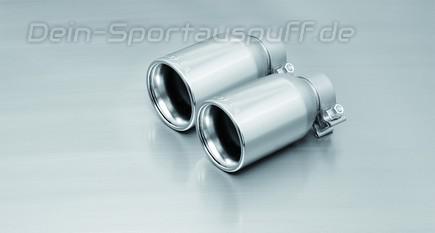 Remus Edelstahl Duplex Endrohrsatz rechts-links je 102mm rund eingerollt