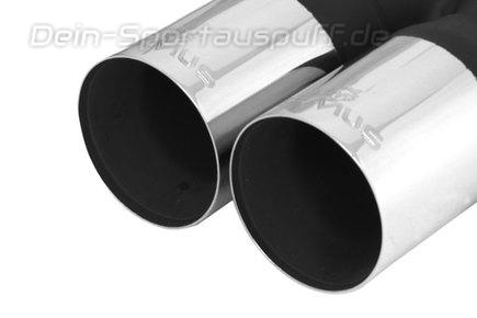 Remus Edelstahl Duplex Endrohrsatz rechts-links je 2x76mm rund scharfkantig