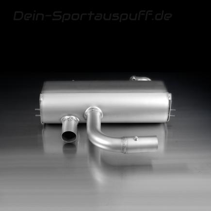 Remus Edelstahl Duplex Sportauspuff-Hauptschalldämpfer BMW 3er E90 E91 318i 320i 325i 330i Limousine und Touring