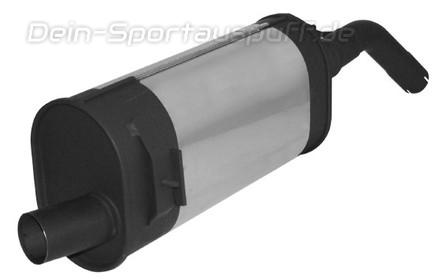 Remus Edelstahl Sportauspuff-Hauptschalldämpfer Peugeot 207 CC Typ 5FW