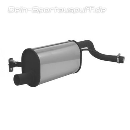 Remus Edelstahl Sportauspuff-Hauptschalldämpfer VW Fox Typ 5Z