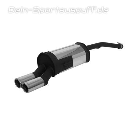 Remus Edelstahl Sportauspuff Ford Fusion Minivan Diesel 2x82x67mm oval eingerollt