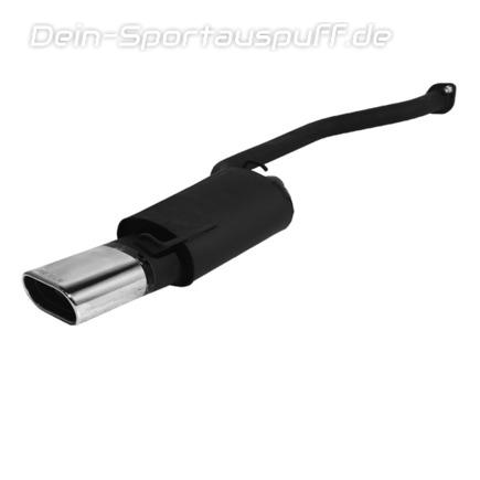 Remus Edelstahl Sportauspuff Honda Shuttle Van 135x75mm flachoval eingerollt abgeschrägt