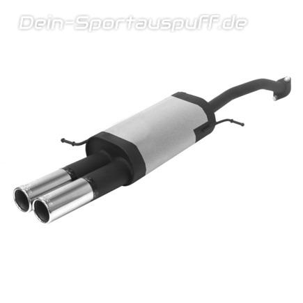 Remus Edelstahl Sportauspuff Mazda Demio Typ DW 1.2-1.5 2x76mm rund eingerollt