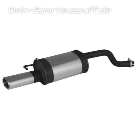 Remus Edelstahl Sportauspuff Renault Twingo 2 Typ N 1.5l dCi 102x68mm flachoval eingerollt