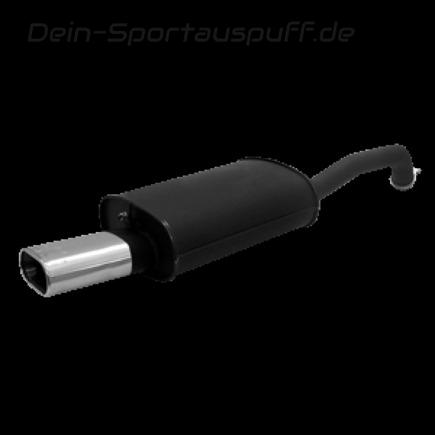 Remus Edelstahl Sportauspuff Renault Safrane Typ B54 Limousine 2.2TD 135x75mm flachoval eingerollt