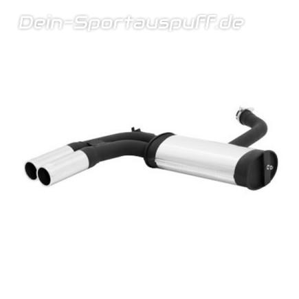 Remus Edelstahl Sportauspuff Seat Altea XL Typ 5P 2x76mm rund eingerollt