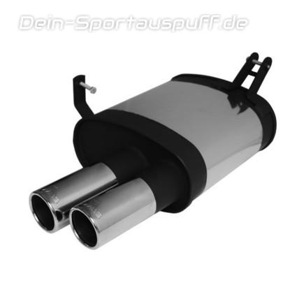 Remus Edelstahl Sportauspuff rechts BMW Z4 M E85 E86 Roadster u. Coupe 2x76mm rund eingerollt