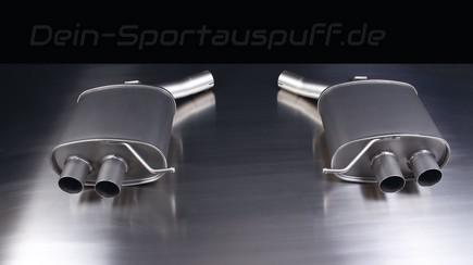 Remus Edelstahl Duplex Sportauspuff-Hauptschalldämpfer BMW 5er F10 535i Limousine