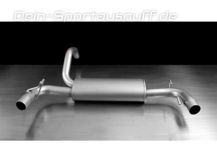 Remus Edelstahl Duplex Sportauspuff Fiat 500 Abarth 1.4l