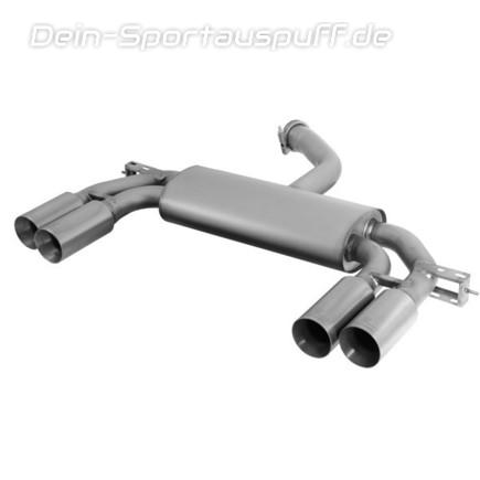 Remus Titan Duplex Titanium2 Sportauspuff VW Scirocco 3 2.0l je 2x84mm rund scharfkantig aus Titan