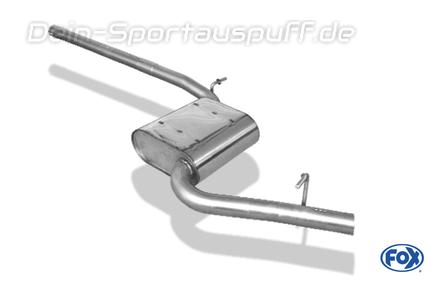 Fox Edelstahl Vorschalldämpfer Seat Exeo Limo u. ST 1.8l