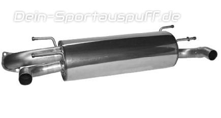 Bastuck Edelstahl Duplex Sportauspuff Toyota GT86 u. Subaru BRZ für originalen Endrohrausgang